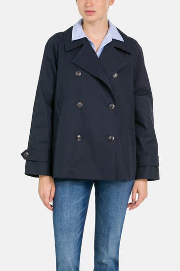 TOMMY HILFIGER Trenchjacke dunkelblau