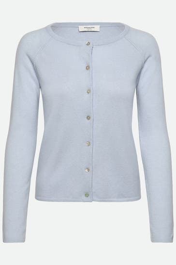ROSEMUNDE Kaschmirmix-Cardigan aqua