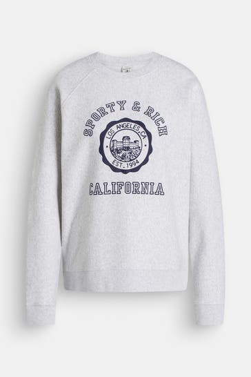 SPORTY & RICH Sweatshirt grau