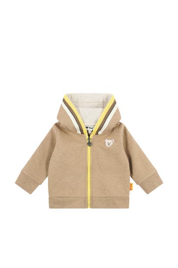 STEIFF Sweatjacke hellbraun