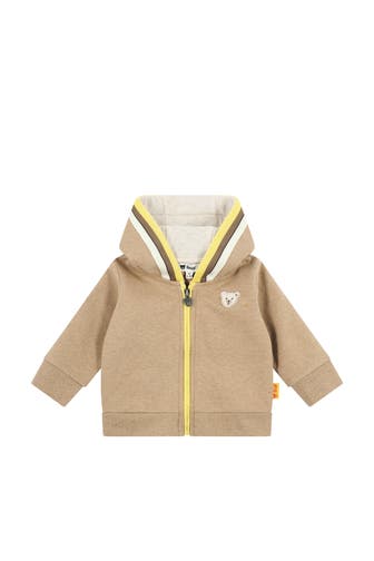 STEIFF Sweatjacke hellbraun