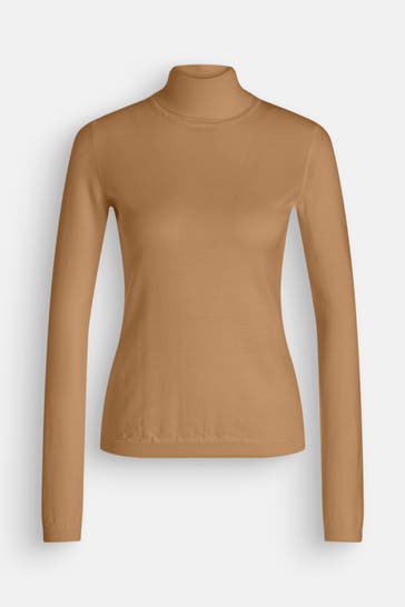 BOSS Wollpullover 'Famaurian' camel