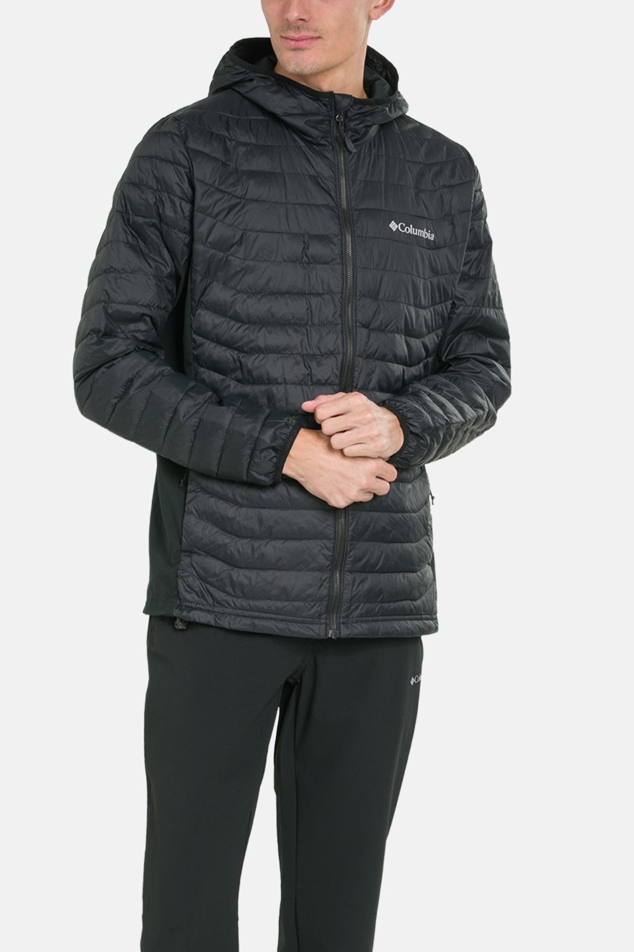 COLUMBIA Light-Steppjacke 'Powder Pass' schwarz, Bild 1