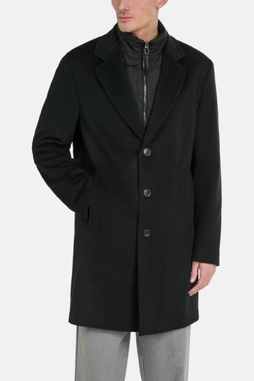 JOOP! Wollmixmantel 'Morris' schwarz