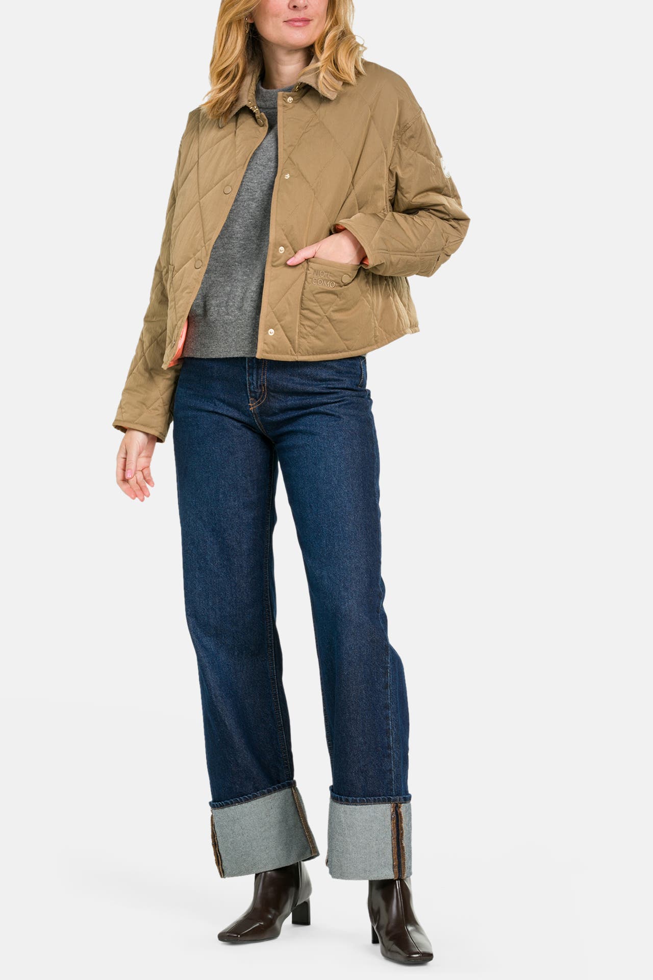 NO. 1 COMO Light-Steppjacke hellbraun, Bild 1