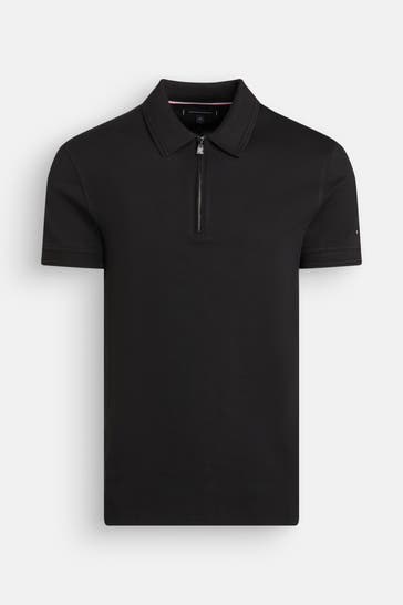 TOMMY HILFIGER Polo-Shirt schwarz