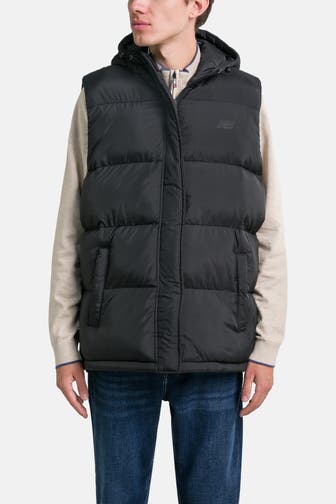 NEW BALANCE Steppweste schwarz