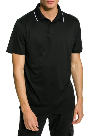 SELECTED Polo-Shirt schwarz