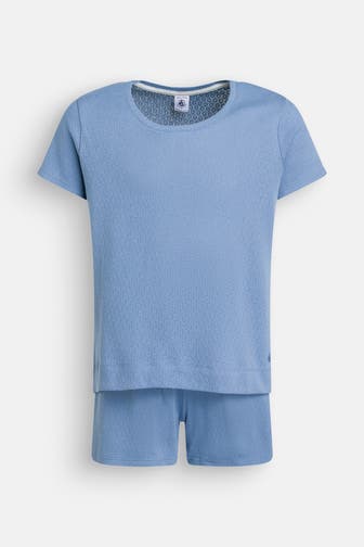 PETIT BATEAU Pyjama taubenblau