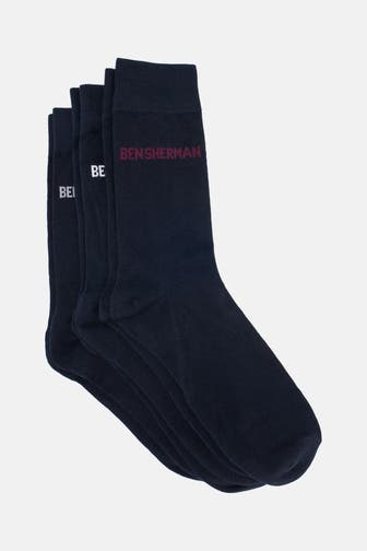 BEN SHERMAN 3er-Pack Socken nachtblau