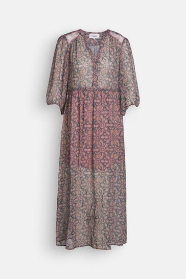 BA&SH Midikleid gemustert