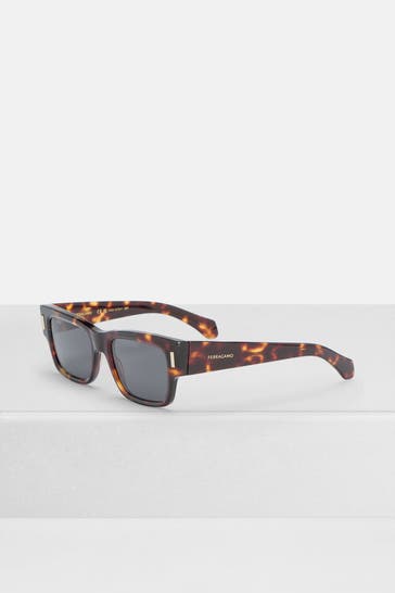 FERRAGAMO Sonnenbrille dunkelbraun