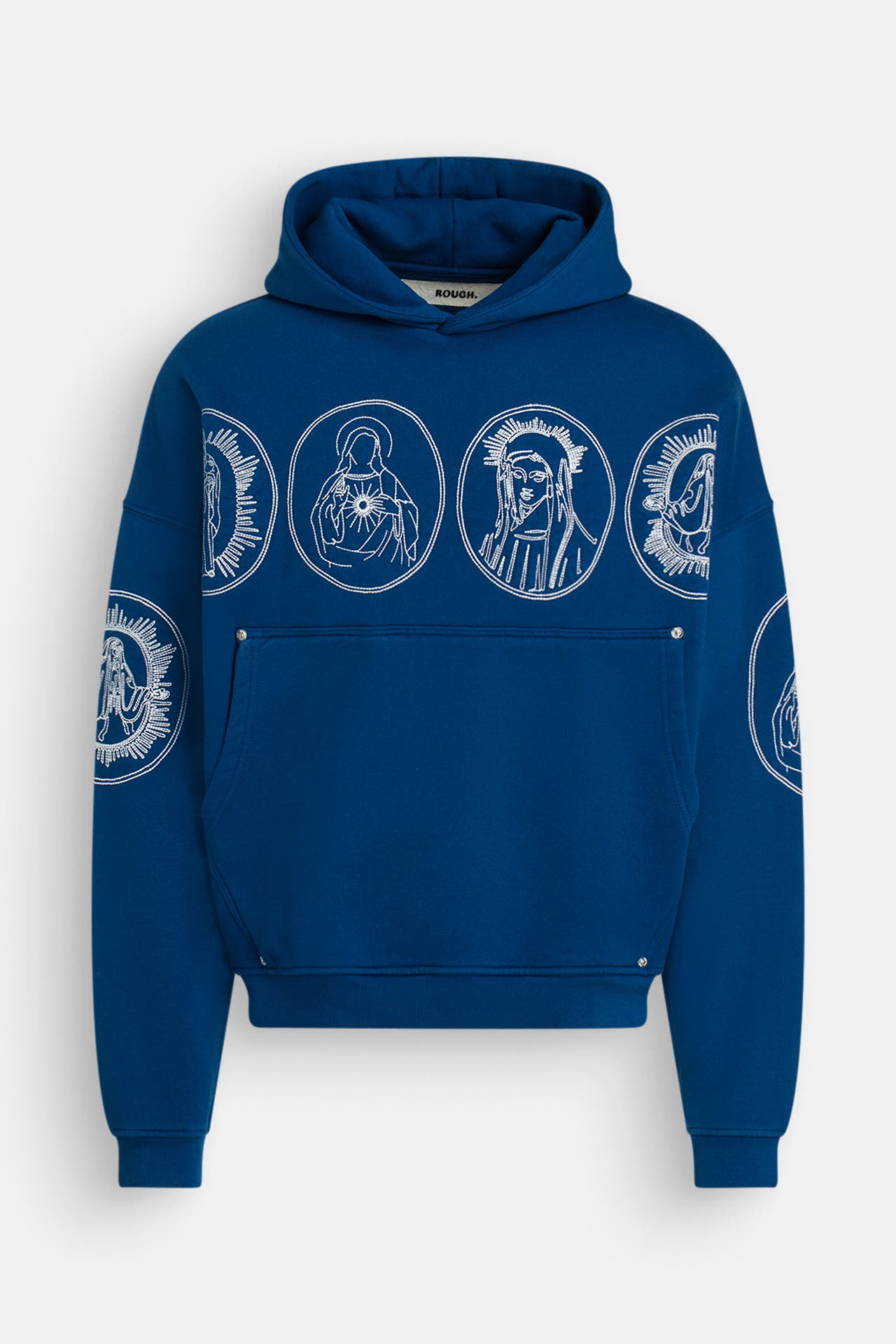 ROUGH. Hoodie 'Halo' königsblau, Bild 1