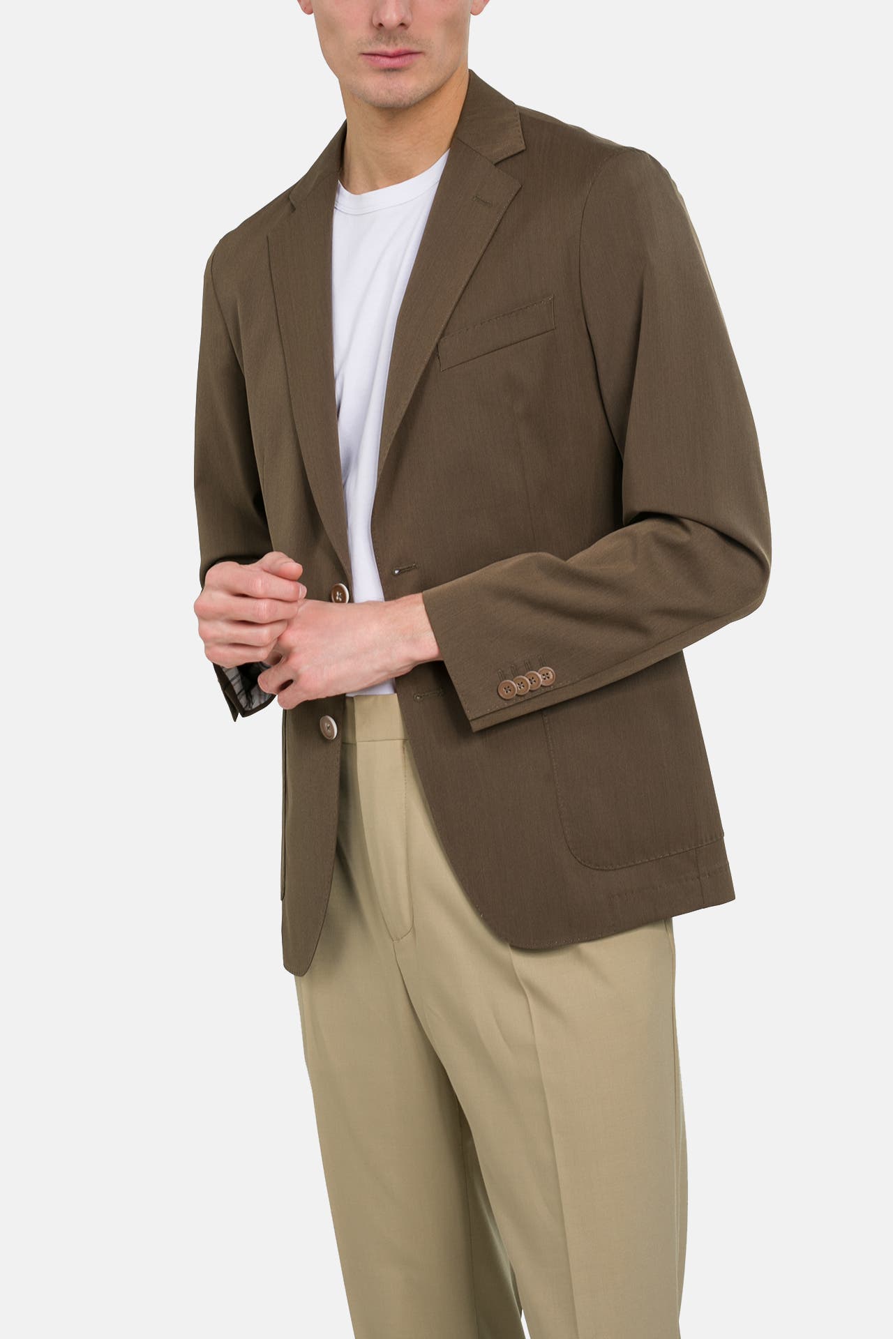 BOSS Wollmix-Sakko 'Hanry' khaki, Bild 1