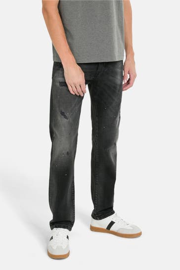 ELIAS RUMELIS Jeans schwarz straight