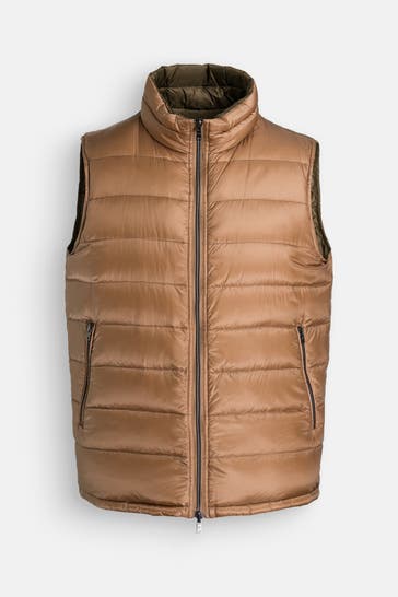 HERNO Daunenweste hellbraun