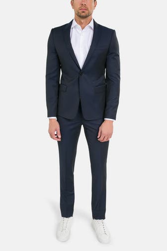 EMPORIO ARMANI Woll-Anzug kariert