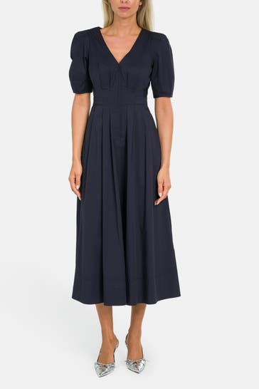 TED BAKER Midikleid nachtblau