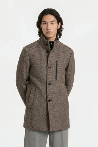 S.OLIVER BLACK LABEL Wollmixmantel braun