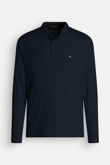 TOMMY HILFIGER Langarm-Polo navy