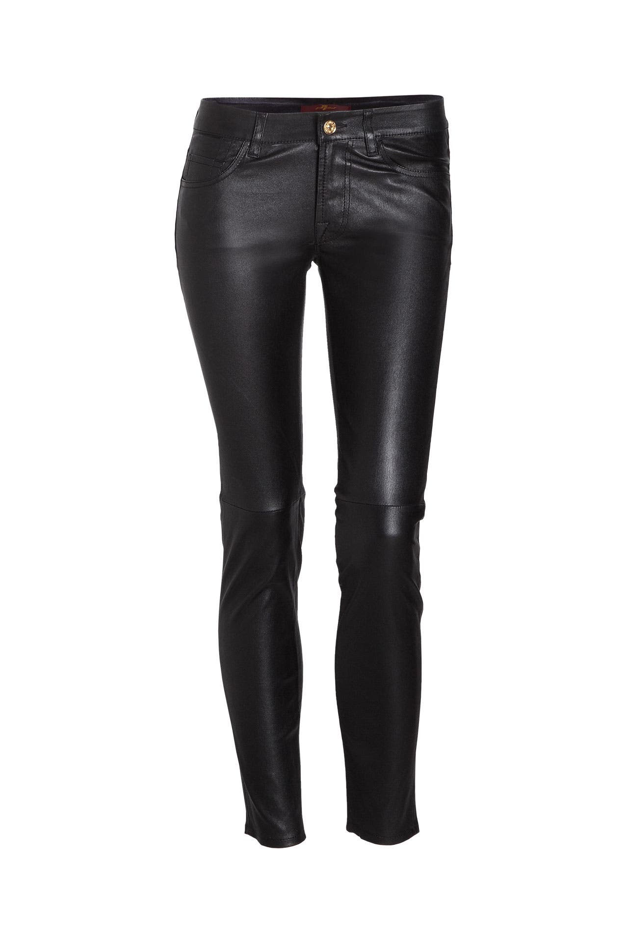 7 FOR ALL MANKIND Lederhose schwarz » günstig online kaufen | Outletcity