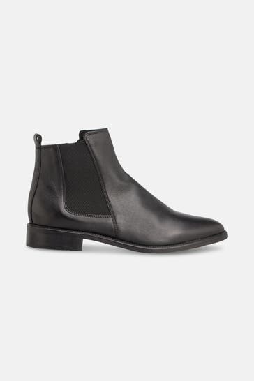 DONNA CAROLINA Chelsea-Boots 'Ester Qube' schwarz