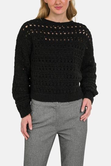 DRYKORN Wollmix-Pullover 'Imeny' schwarz