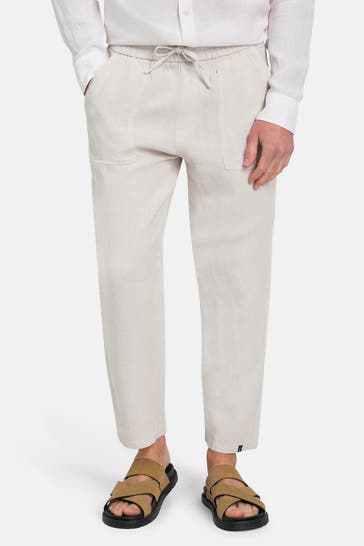 ELIAS RUMELIS Leinenhose 'Velasko' beige
