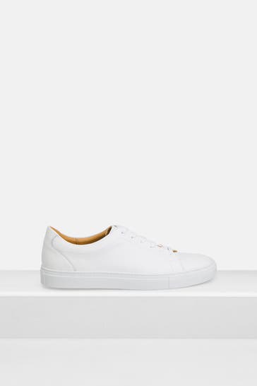 LUDWIG REITER Leder-Sneaker weiß