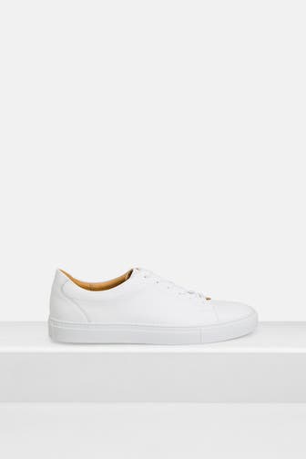 LUDWIG REITER Leder-Sneaker weiß