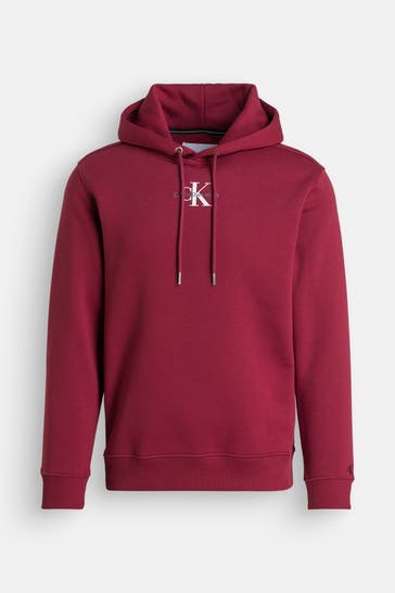 CALVIN KLEIN Hoodie weinrot