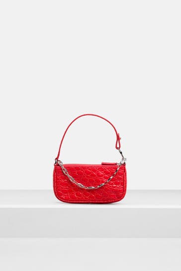 BY FAR Handtasche rot
