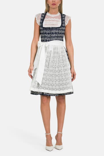 KRÜGER Dirndl 'Minna' zweifarbig