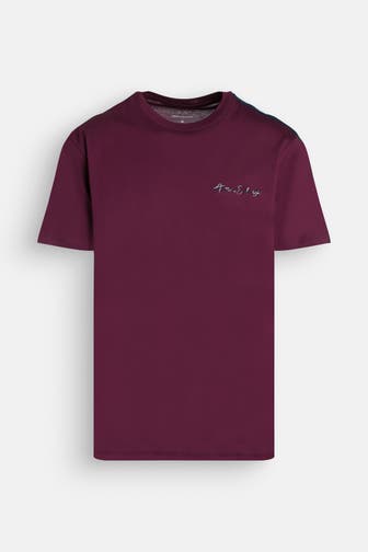 ARMANI EXCHANGE T-Shirt burgunder