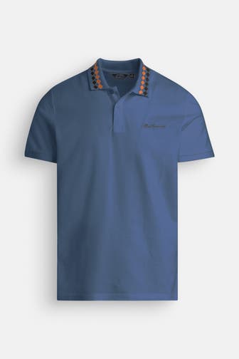 BEN SHERMAN Polo-Shirt graublau