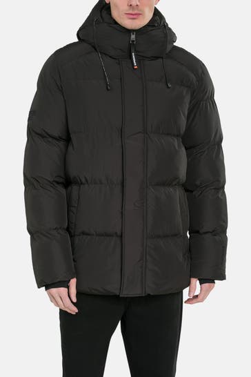 SUPERDRY Steppjacke schwarz