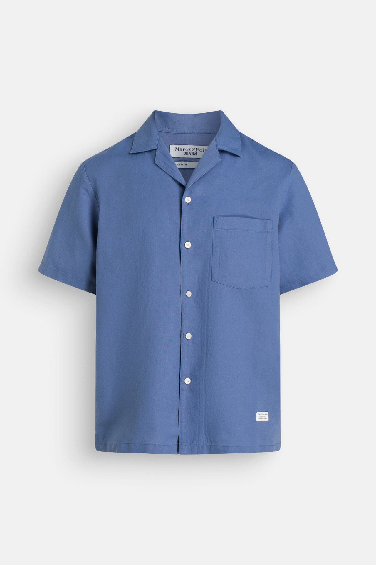 MARC O'POLO Leinenmix-Hemd azurblau, Bild 1