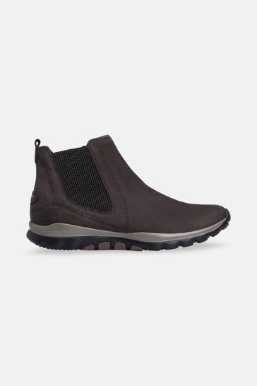 GABOR Chelsea-Boots 'Rollingsoft' dunkelbraun