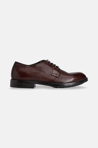 PRIME SHOES Leder-Derbys braun