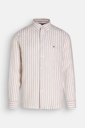 TOMMY HILFIGER Leinenhemd 'Essential' Regular Fit