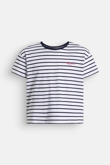 PEPE JEANS T-Shirt 'Jeanne' gestreift