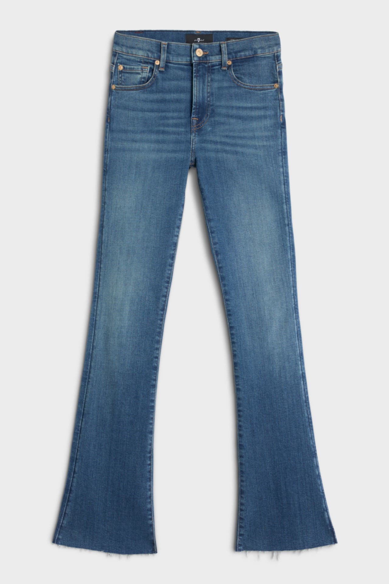 7 FOR ALL MANKIND Jeans blau bootcut, Bild 1