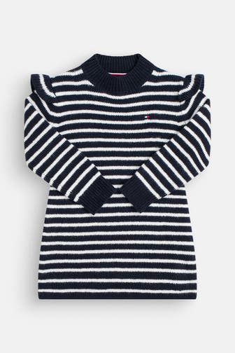 TOMMY HILFIGER Strickkleid gestreift