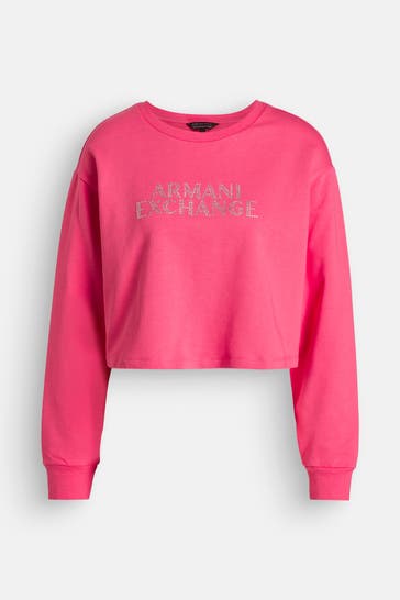 ARMANI EXCHANGE Sweatshirt 'Felpa' pink