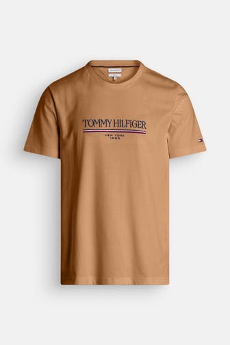 TOMMY HILFIGER T-Shirt hellbraun