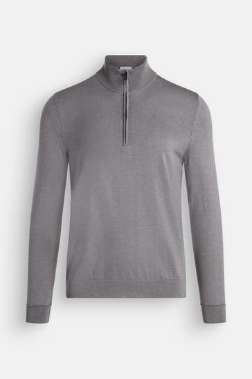BOGNER Schurwoll-Stricktroyer 'Ouri' grau