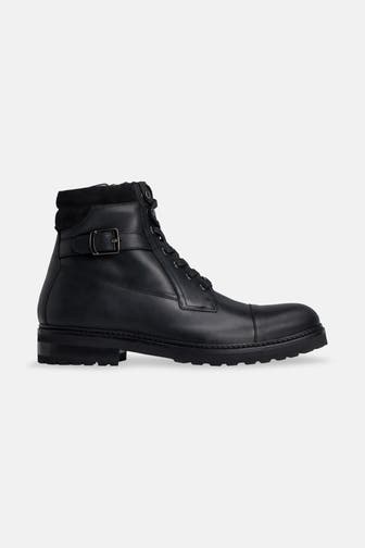 GORDON & BROS Leder-Schnürstiefel 'Core' schwarz