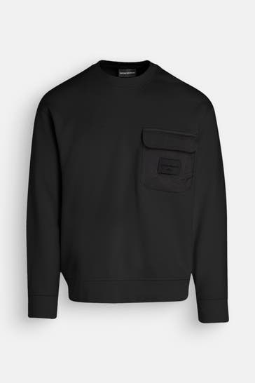 EMPORIO ARMANI Sweatshirt schwarz