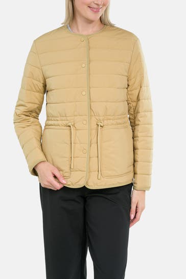 BOSS Light-Steppjacke senfgelb