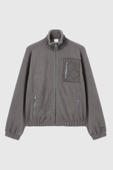 CHAMPION Fleecejacke dunkelgrau